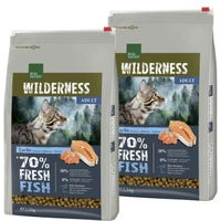 Produktbild von REAL NATURE WILDERNESS Trockenfutter Katze Adult Fresh Fish Lachs Getreidefrei mit hohem Fleischanteil 2x 2,5 kg - 2 x 2,5 kg