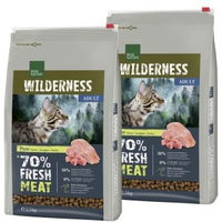 Produktbild von REAL NATURE WILDERNESS Trockenfutter Katze Adult Pute Getreidefrei mit hohem Fleischanteil 2x2,5 kg - 2 x 2,5 kg