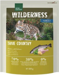 REAL NATURE WILDERNESS Trockenfutter Katze Adult True Country Huhn und Lachs getreidefrei 300 g - 300 g – Bild 1 von 2