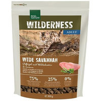 Produktbild von REAL NATURE Wilderness Trockenfutter Katze Adult Wide Savannah Geflügel mit Wildschwein und Lamm getreidefrei 6x300g