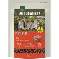 Produktbild von REAL NATURE WILDERNESS Trockenfutter Katze Kitten Pure Beef 2,5 kg