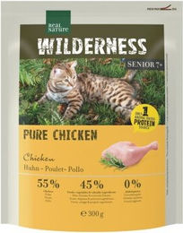 Produktbild von REAL NATURE WILDERNESS Trockenfutter Katze Senior Pure Chicken Getreidefrei 300g