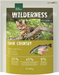 REAL NATURE WILDERNESS True Country Getreidefreies Trockenfutter für Senior Katzen mit Huhn und Lachs 300 g - 300 g – Bild 1 von 2