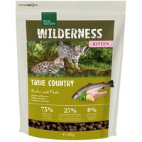 Produktbild von REAL NATURE WILDERNESS True Country Trockenfutter für Katzen Kitten Huhn mit Fisch und Lachs getreidefrei 300 g - 300 g