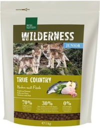 REAL NATURE WILDERNESS Wolfsblut Trockenfutter Hund Junior Huhn mit Fisch getreidefrei 1 kg - 1 kg – Bild 1 von 2