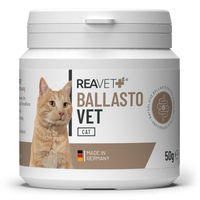 Produktbild von ReaVET BallastoVET Pulver für Katzen zur Unterstützung der Verdauung und Magen-Darm-Funktion 50g - 50 g