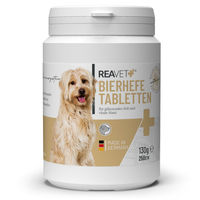 Produktbild von REAVET Bierhefe Tabletten Haut-Fell-Supplement mit Vitaminen 250 Stück