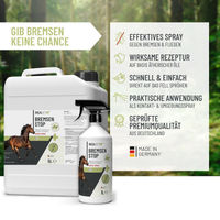 Produktbild von REAVET Bremsen Stop Fliegenspray für Pferde 6L Set mit Sprühflasche - 6 l