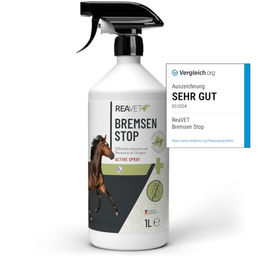 REAVET Bremsen Stop Fliegenspray für Pferde mit Aloe Vera 1L - 1 l – Bild 1 von 10
