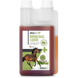 ReaVET Bronchial Liquid für Pferde 500ml zur Unterstützung der Atemwege - 500 ml – Bild 1 von 5