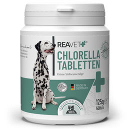 REAVET Chlorella Tabletten für Hunde zur Immunstärkung und Unterstützung von Haut und Fell 500 Stück – Bild 1 von 13