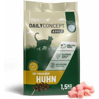 Produktbild von REAVET Dailyconcept Katzentrockenfutter Huhn Getreidefrei Monoprotein für adulte Katzen 1,5kg