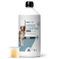 Produktbild von ReaVET Dorschlebertran Plus Kaltgepresstes Fischöl für Hunde und Pferde 1L - 1 l