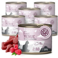Produktbild von REAVET Feines Menue Ente Stückchen in Sauce Getreidefrei 6x200 g - 6 x 200 g