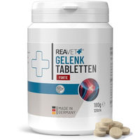 Produktbild von ReaVET Gelenktabletten Forte für Hunde mit Grünlippmuschel, Teufelskralle, MSM und Kollagen 120 Stück