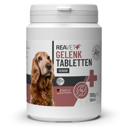 ReaVET Gelenktabletten für Hunde Senior mit Grünlippmuschel, MSM und Teufelskralle 120 Stück – Bild 1 von 13