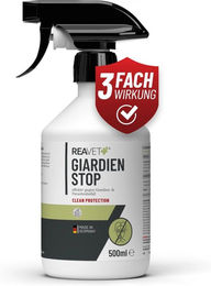 ReaVET Giardien-Stop Spray 500 ml zur Umgebungshygiene für Hund und Katze gegen Giardien, Viren, Bakterien und Pilze – Bild 1 von 9