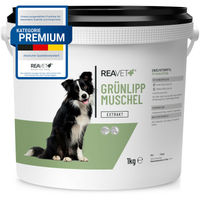 Produktbild von ReaVET Grünlippmuschel Extrakt Pulver für Hunde und Pferde 1kg