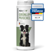 Produktbild von ReaVET Grünlippmuschel Kapseln für Hunde zur Unterstützung der Gelenke 300 Stück