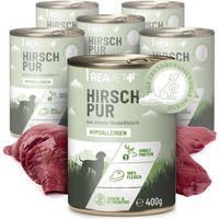 Produktbild von REAVET Hunde Nassfutter Hirsch Monoprotein Sensitive 6x400 g - 6 x 400 g