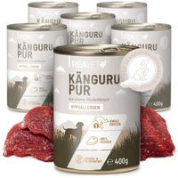 Produktbild von REAVET Hundefutter Känguru Monoprotein Sensitive ohne Zucker 6 x 400g