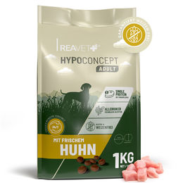 Produktbild von REAVET Hundetrockenfutter Adult Huhn Hypoallergen Monoprotein 1kg