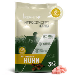 Produktbild von REAVET Hundetrockenfutter Adult Huhn Hypoallergen Monoprotein 3kg