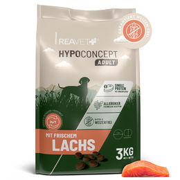 Produktbild von REAVET Hundetrockenfutter Adult Lachs Hypoallergen Getreidefrei Monoprotein 3kg