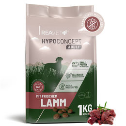 Produktbild von REAVET Hypoconcept Hundetrockenfutter Adult Lamm Hypoallergen Monoprotein 1kg