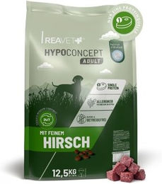 REAVET Hypoconcept Hundetrockenfutter Hirsch Hypoallergen Getreidefrei 12,5kg – Bild 1 von 3