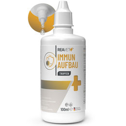 ReaVET Immun-Aufbau Tropfen für Hunde und Katzen 100ml zur Stärkung des Immunsystems - 110 ml – Bild 1 von 8
