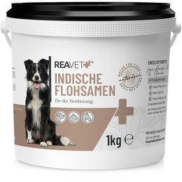 ReaVET Indische Flohsamen zur Verdauung für Hunde, Katzen und Pferde 1kg - 1 kg – Bild 1 von 13