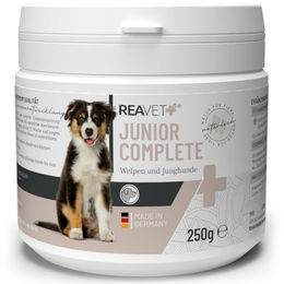REAVET Junior Complete Mineralfutter Pulver für Hunde Welpen zur Unterstützung von Gelenken und Knochen mit Lachs 250g - 250 g – Bild 1 von 13