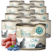 Produktbild von REAVET Katzen Nassfutter Huhn mit Fasan Getreidefrei und mit hohem Fleischanteil 12 x 200g - 12 x 200 g