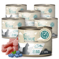 Produktbild von REAVET Katzen Nassfutter Huhn mit Fasan Stückchen in Sauce Getreidefrei Ohne Zucker 6 x 200g - 6 x 200 g