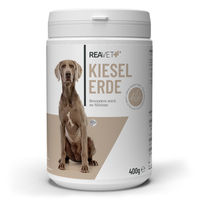 Produktbild von ReaVET Kieselerde Pulver für Hunde 400g zur Unterstützung von Haut, Fell und Gelenken - 400 g