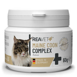 ReaVET Maine Coon Complex Ergänzungsfutter für Katzen zur Unterstützung von Gelenken und Immunsystem 60g - 60 g – Bild 1 von 5