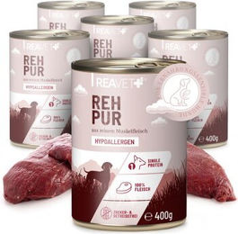 ReaVET Nassfutter Reh PUR 6 x 400g – Bild 1 von 1