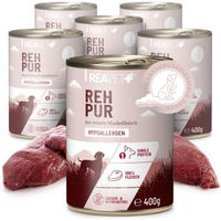 Produktbild von ReaVET Nassfutter Reh PUR 6 x 400g