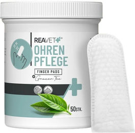 REAVET Ohrenpflege Finger-Pads Ohrenreiniger Weiß 120 Stück – Bild 1 von 4