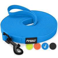 Produktbild von REAVET Schleppleine für Hunde aus Biothane, 10 Meter, Blau, wasserfest