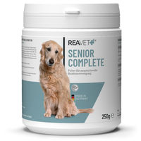 Produktbild von ReaVET Senior Complete Pulver zur Unterstützung von Herz und Gelenken für Senioren-Hunde 250g - 250 g