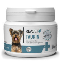 Produktbild von ReaVET Taurin Pulver für Hunde 100g zur Unterstützung der Herzfunktion und des Immunsystems - 100 g