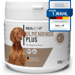 ReaVET Ulmenrinde Plus Pulver zur Unterstützung von Magen und Darm für Hunde und Katzen 120g - 120 g – Bild 1 von 13