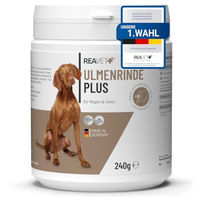 Produktbild von ReaVET Ulmenrinde Plus Pulver zur Unterstützung von Magen und Darm für Hunde und Katzen 240g - 2 x 120 g