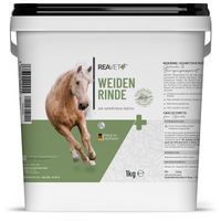 Produktbild von REAVET Weidenrinde geschnitten für Pferde Senior 1kg zur Unterstützung von Gelenken und Immunsystem - 1 kg