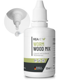 ReaVET Wormwood Mix Liquid 50ml Natürliche Wurmkur Tropfen für Hunde und Katzen mit echtem Wurmkraut - 50 ml – Bild 1 von 13