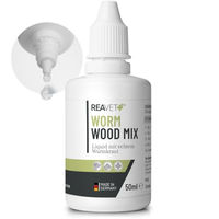 Produktbild von ReaVET Wormwood Mix Liquid 50ml Natürliche Wurmkur Tropfen für Hunde und Katzen mit echtem Wurmkraut - 50 ml