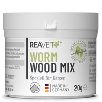 Produktbild von REAVET Wormwood Mix Pulver 20g Kräutermischung für Katzen zur Unterstützung der Magen-Darm-Verdauung - 20 g