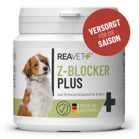 Produktbild von ReaVET Z-Blocker Tabletten für Hunde mit Bierhefe, Schwarzkümmel und Kokos 120 Stück - 120 Stk.